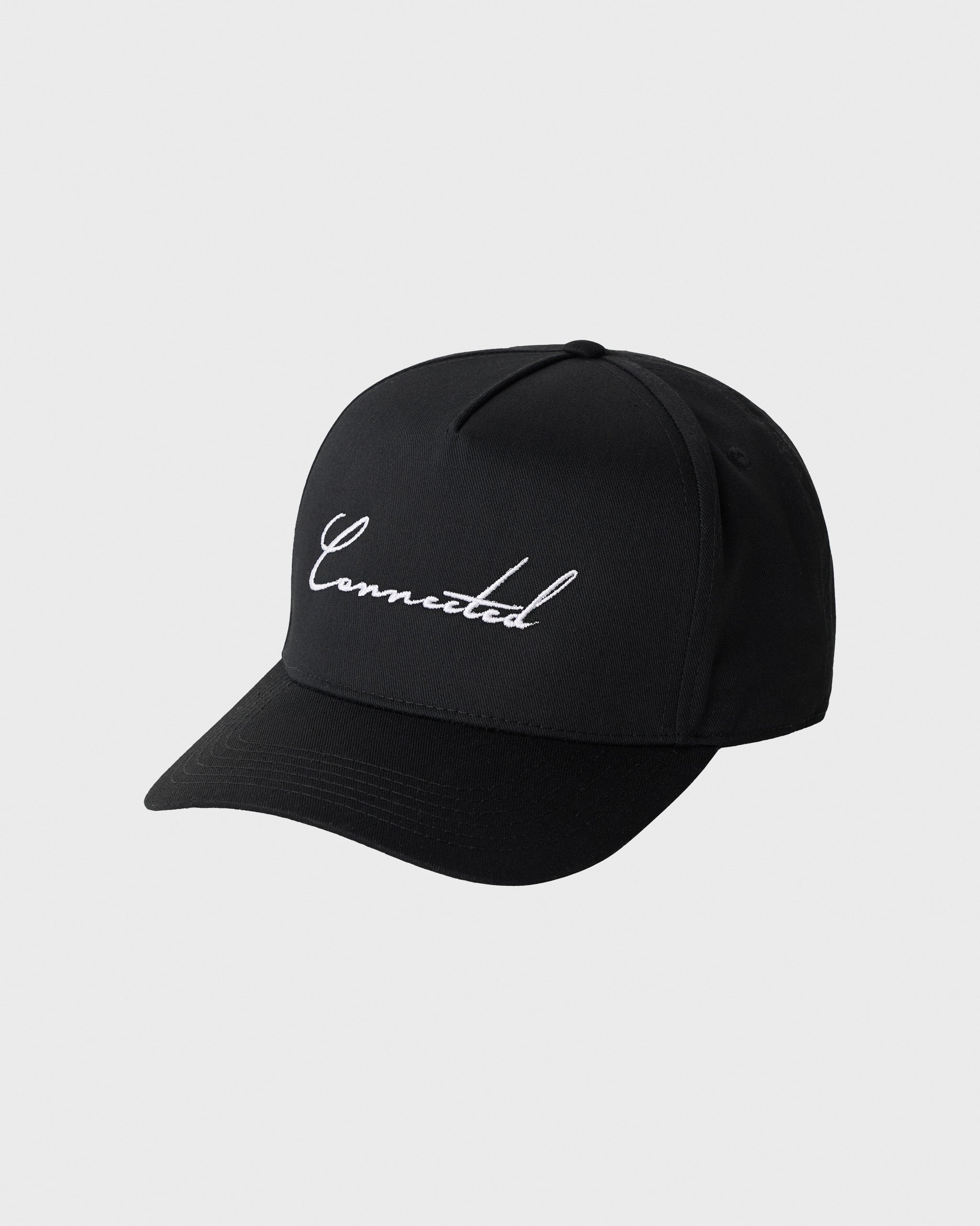 Cursive Hat Black