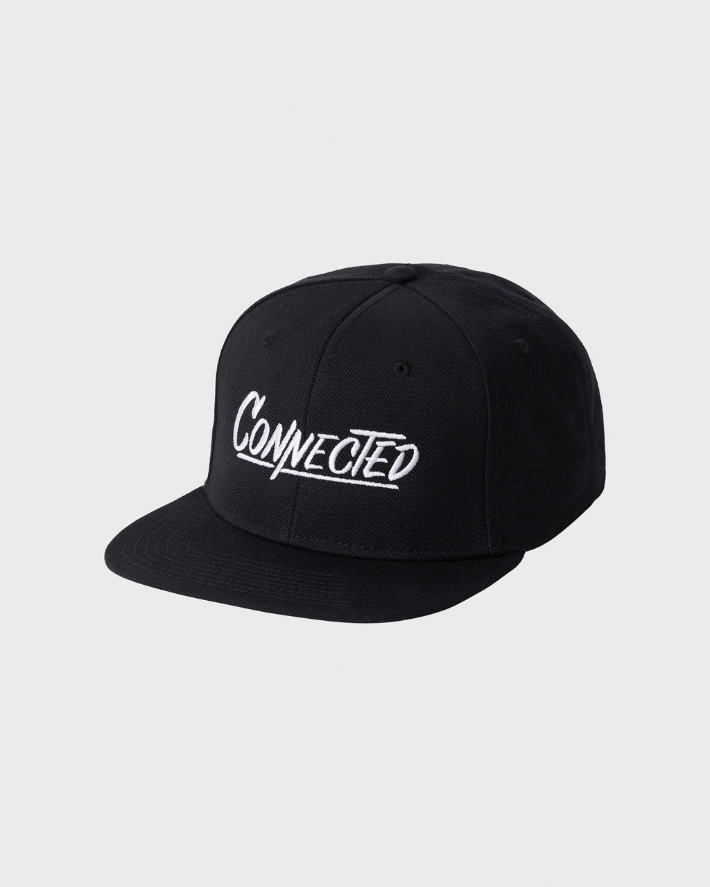 Connected 5 Panel Hat Black