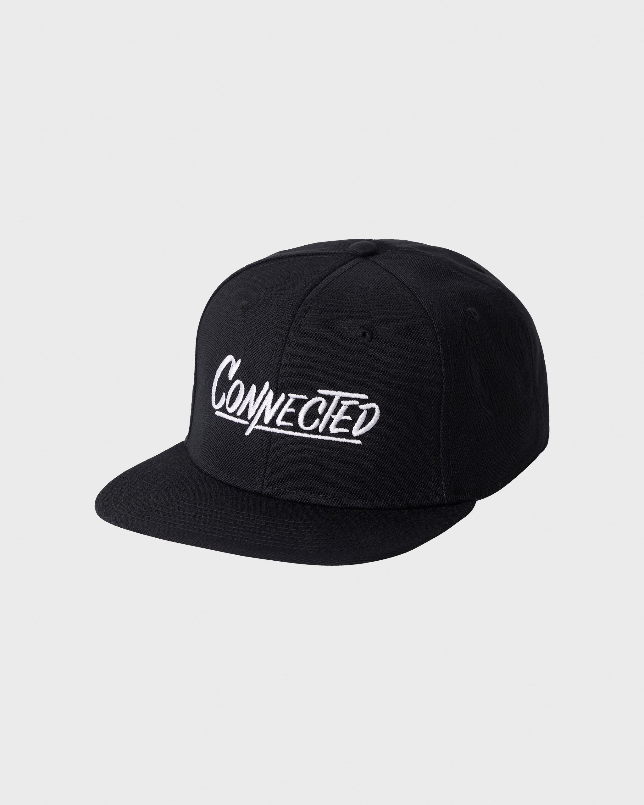 Connected 5 Panel Hat Black