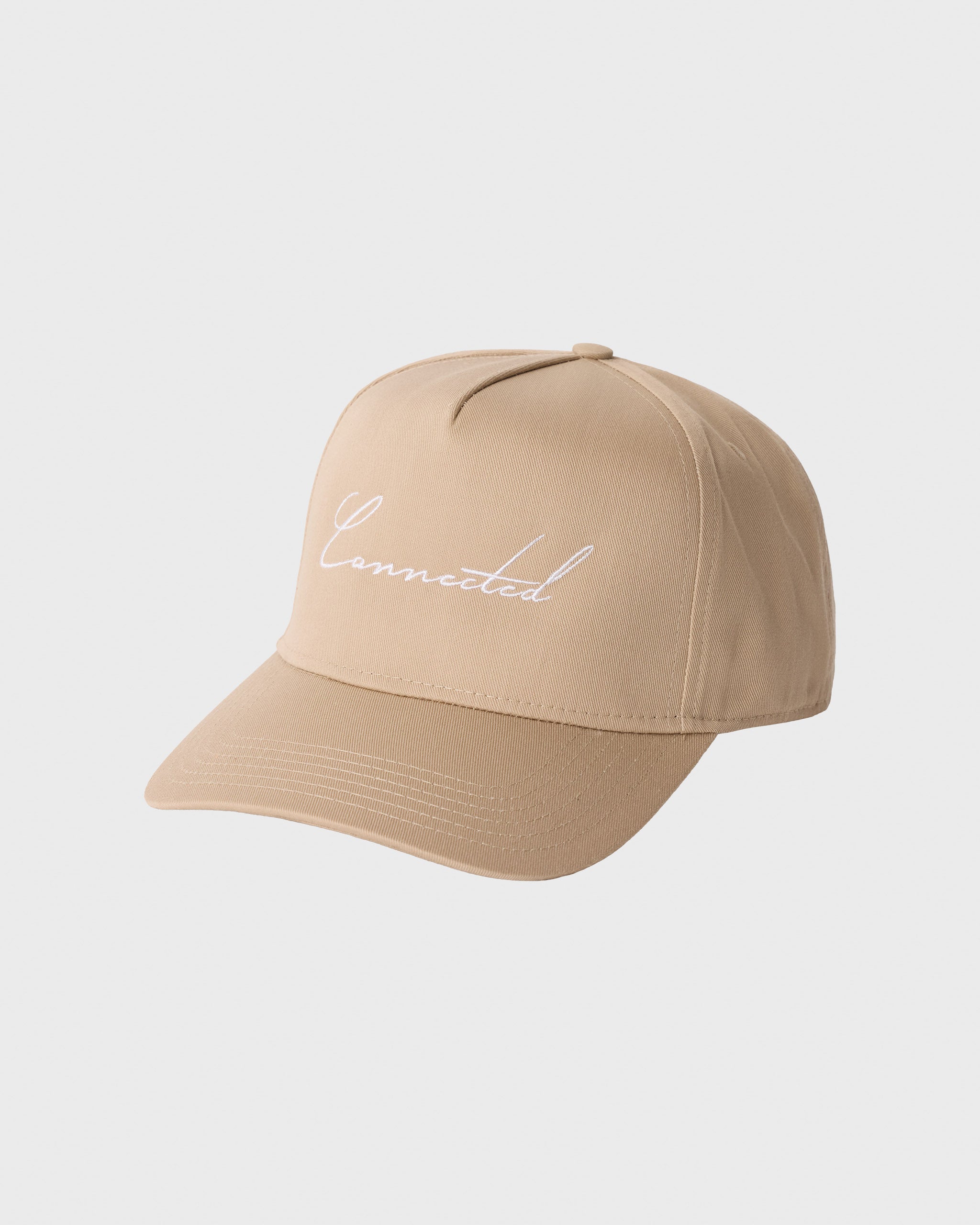 Cursive Hat Tan