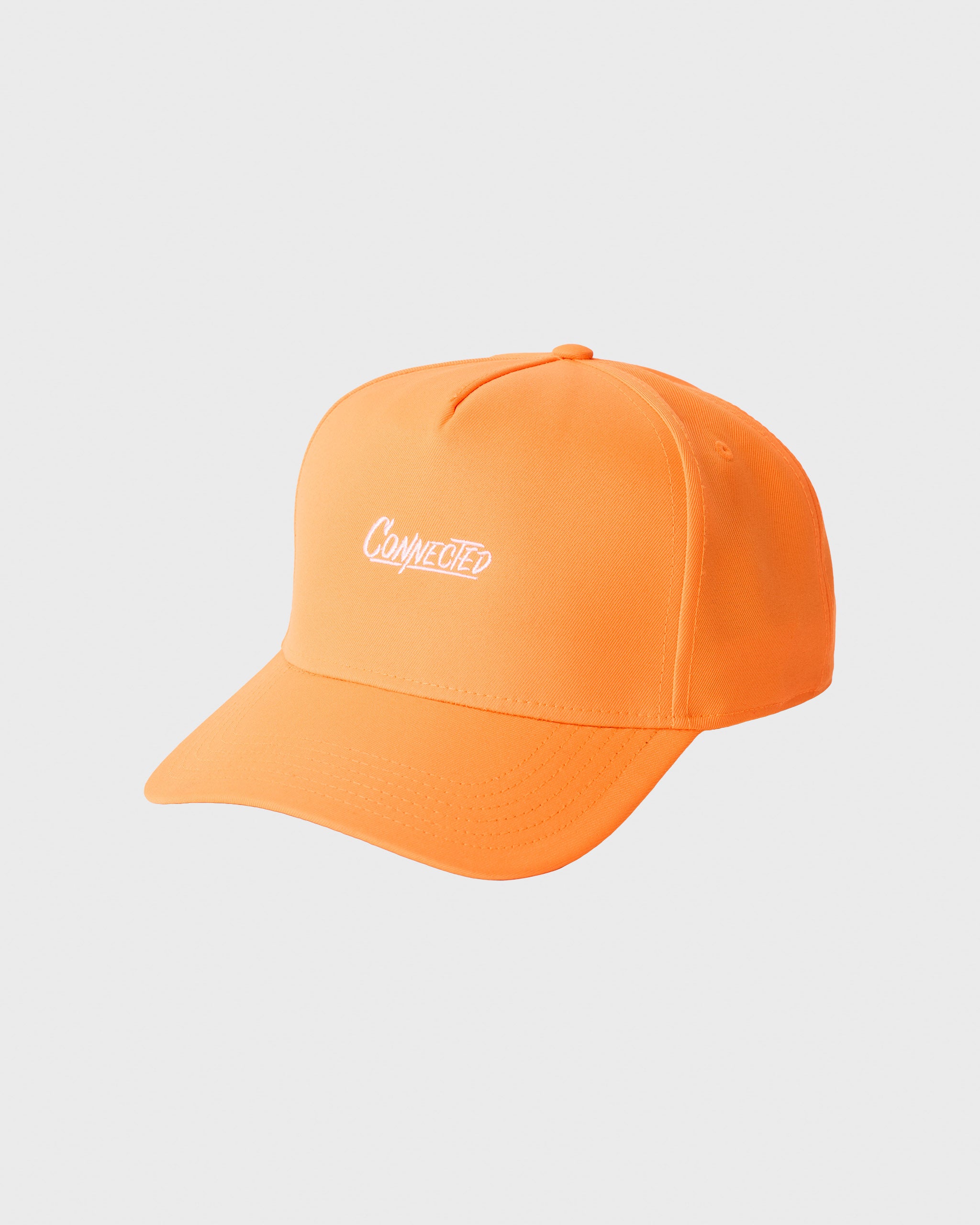 Small Connected 5 Panel Hat Orange
