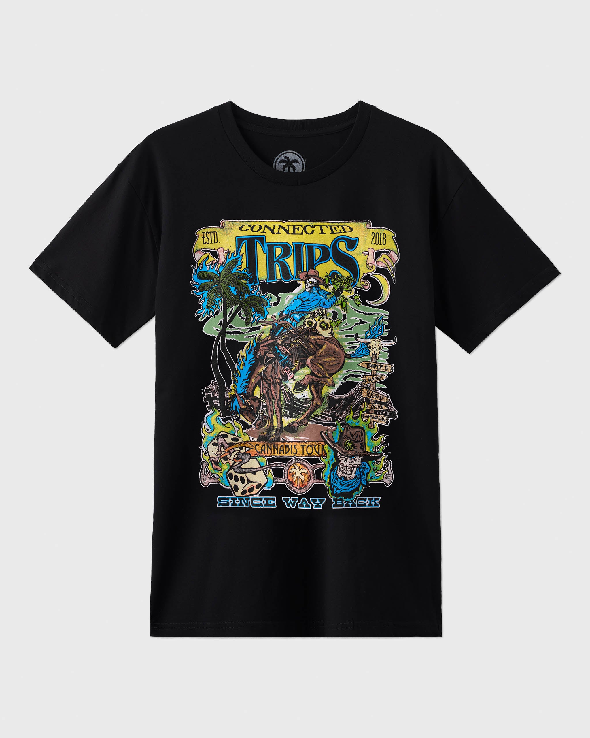 Trips Tee Black