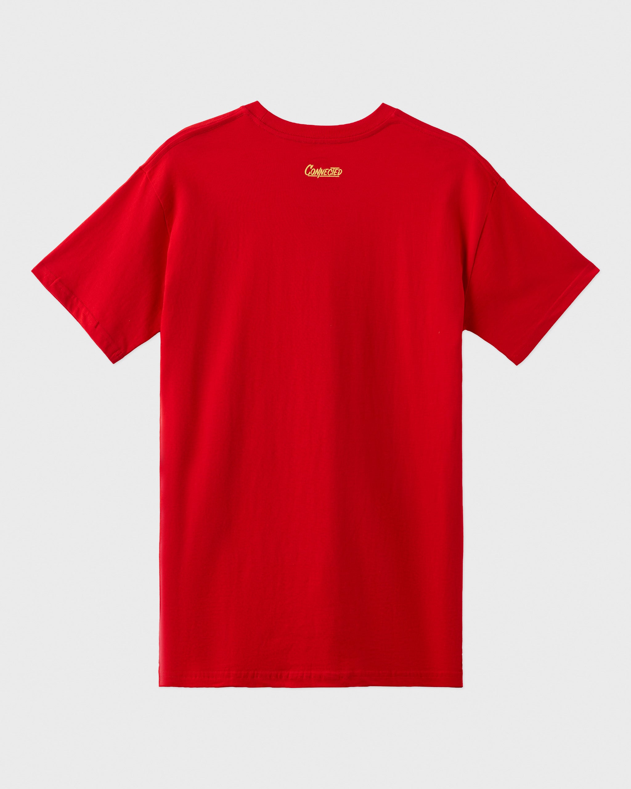 Embroidered Palm Tee Red