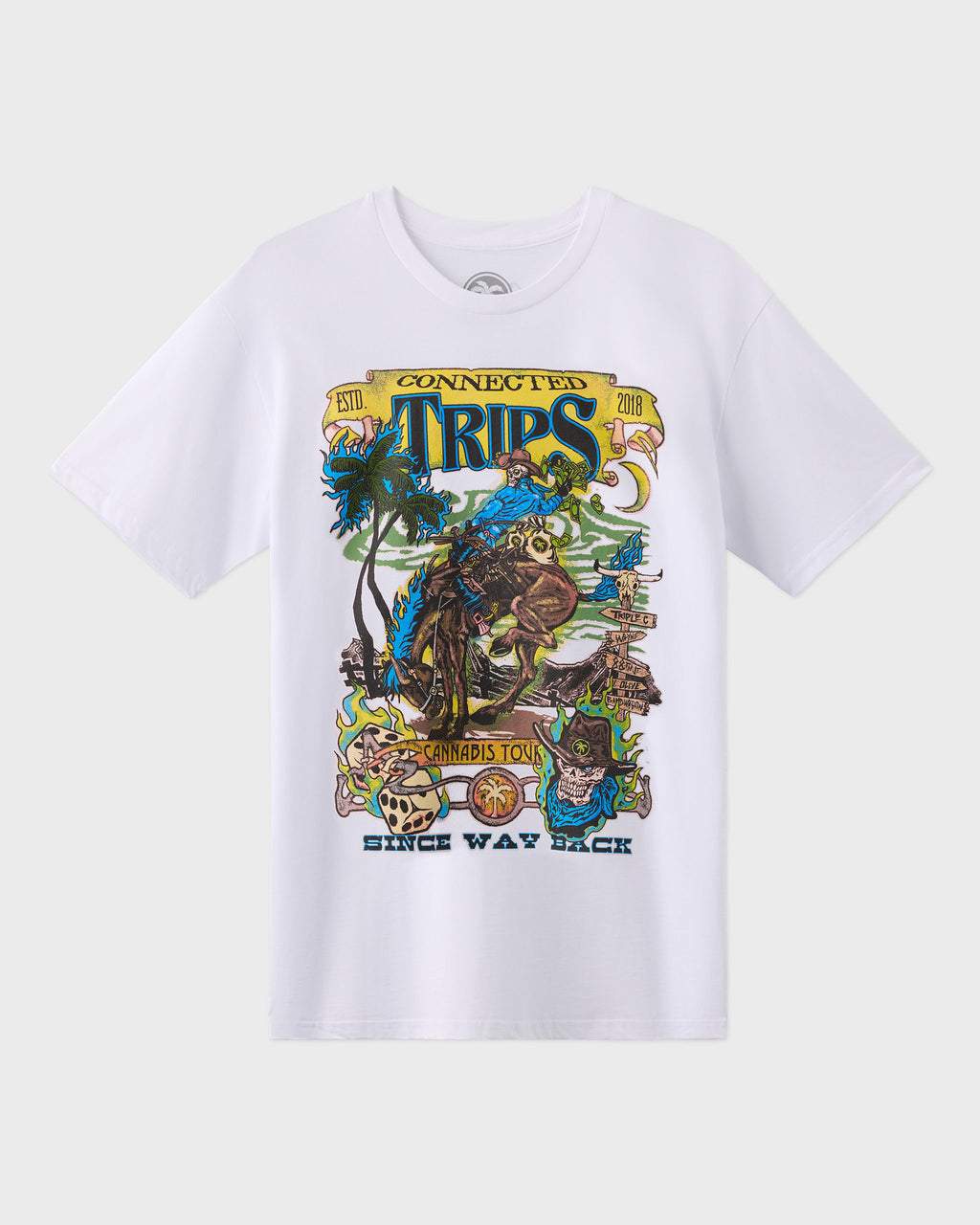 Trips Tee White