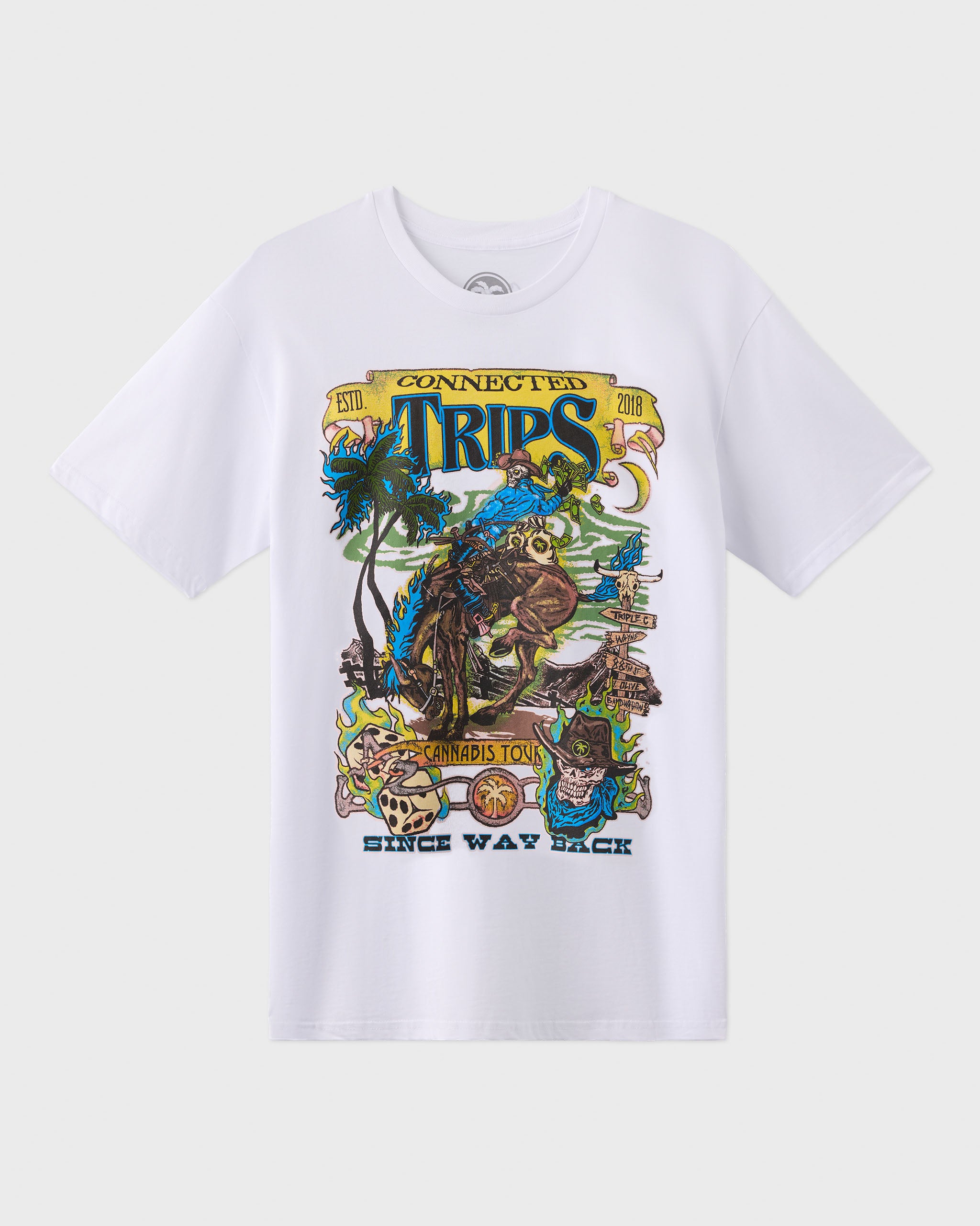 Trips Tee White