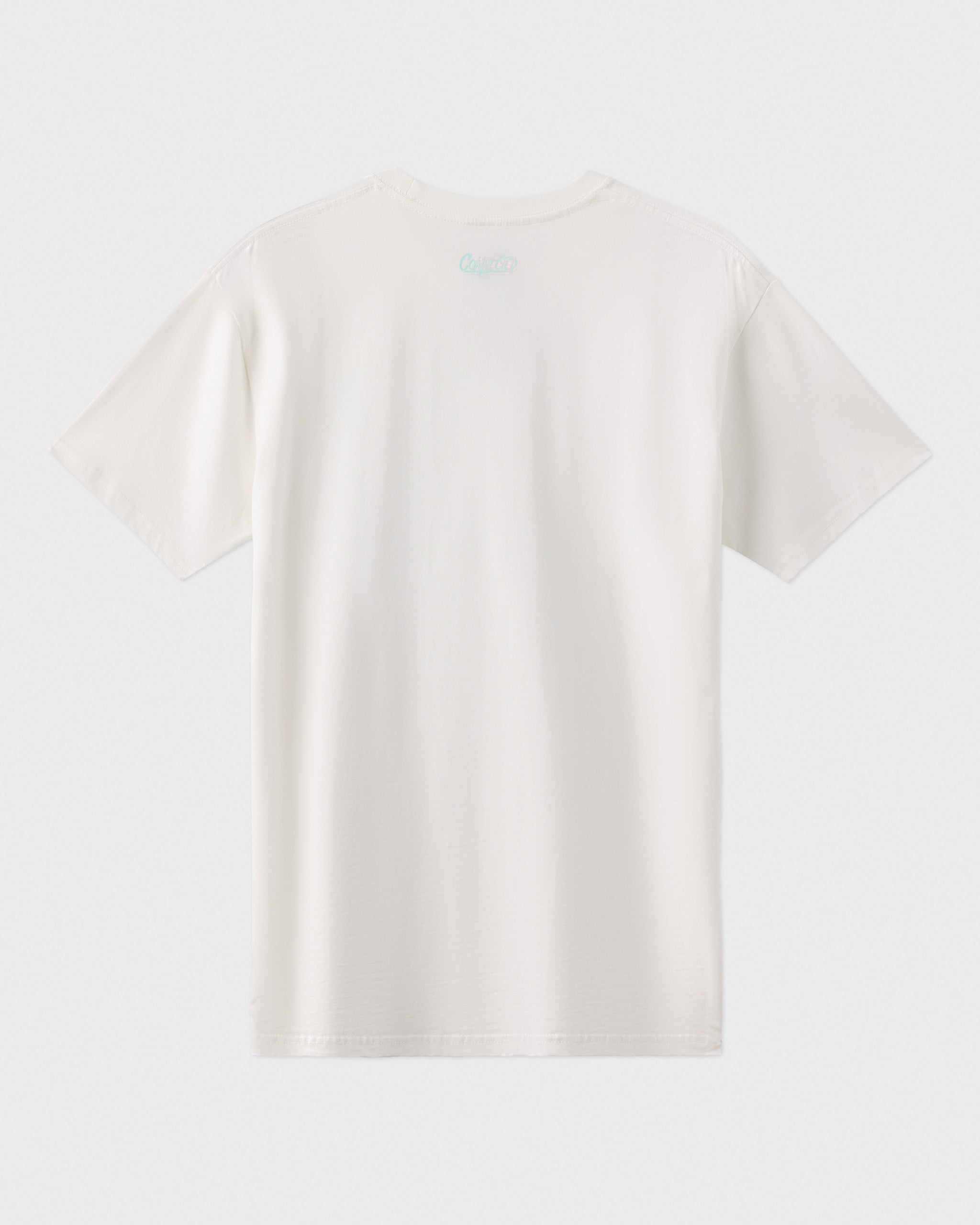 Embroidered Palm Tee Cream