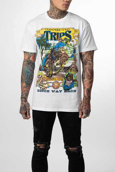 Trips Tee - White